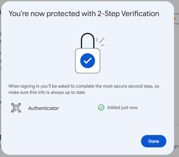 谷歌2步验证绑定密码器